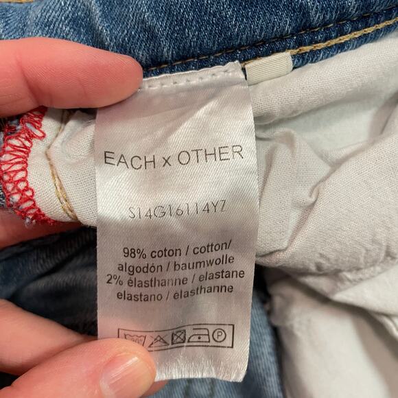 Each x Other Limited Edition Yi Zhou Branch Print Jeans - Picture 6 of 10